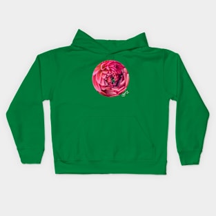 Dahlia - Front Graphic Kids Hoodie